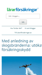 Mobile Screenshot of lararforsakringarbloggen.se
